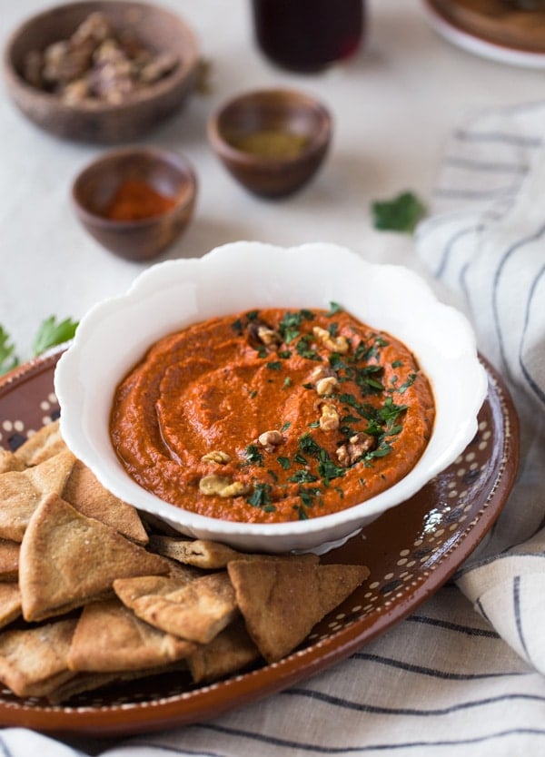 Roasted Red Pepper and Walnut Dip - Foolproof Living