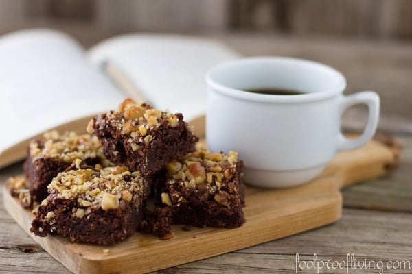 Brownie recipe made with cake flour and a cup of coffee