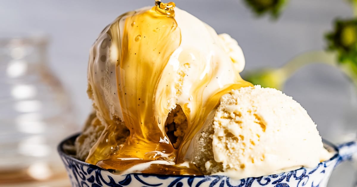 Vanilla Soft-Serve Ice Cream for Half-Pint Ice Cream Maker