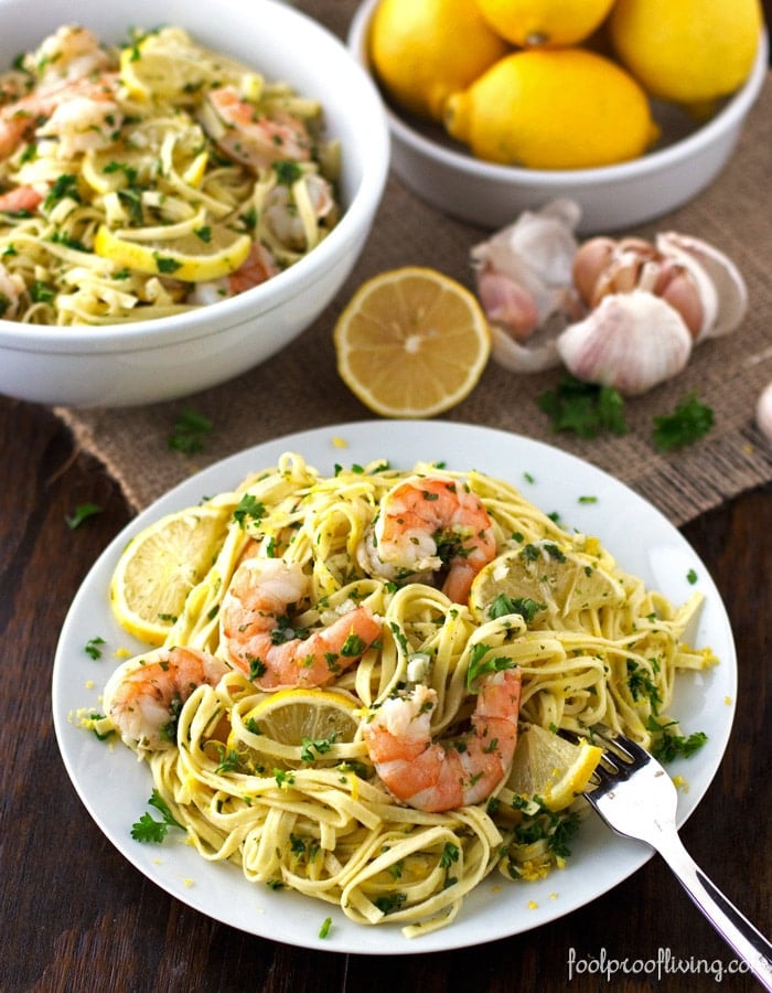 Linguine with Shrimp Scampi - Foolproof Living