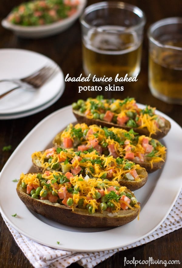 Loaded TwiceBaked Potato Skins Foolproof Living