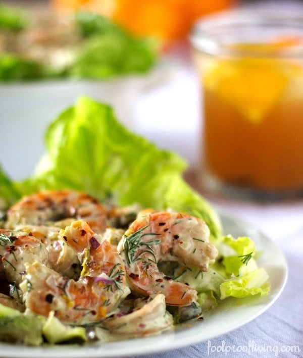 Roasted Shrimp Salad