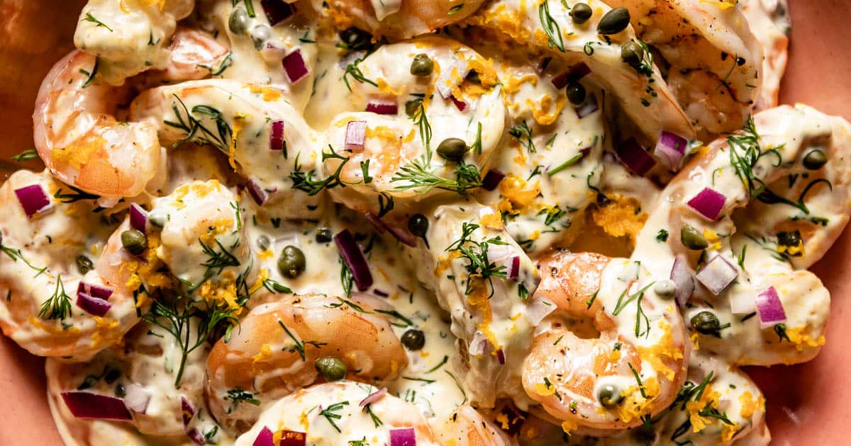 Creamy Shrimp Salad - Healthy Recipes Blog