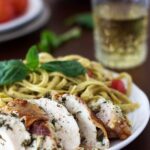 Chicken with Basil and Herbed Goat Cheese