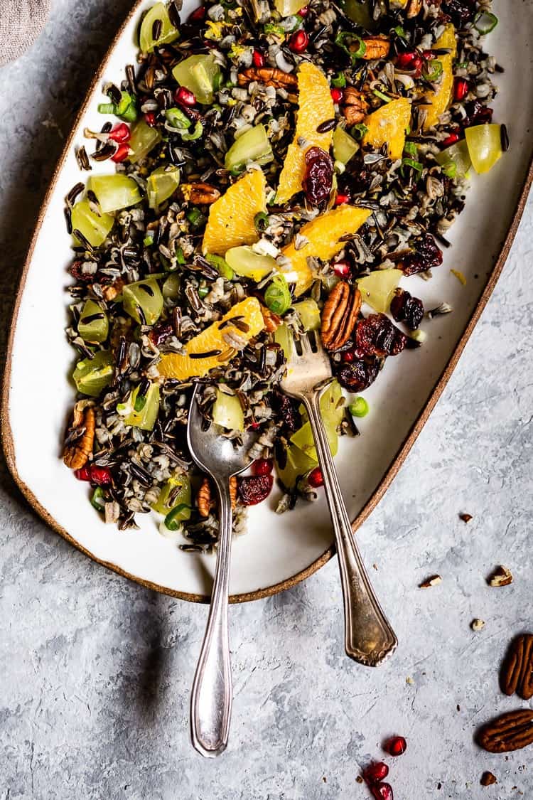 The Best Wild Rice Salad Recipe (VEGAN) - Foolproof Living