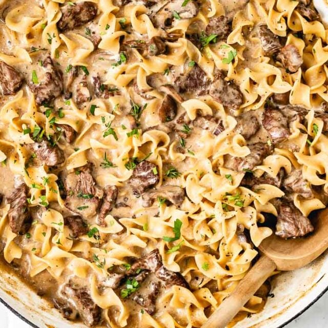 Easy Beef Stroganoff - One Skillet Recipe (VIDEO!) - Foolproof Living