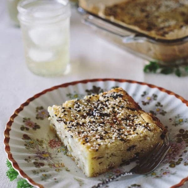 Savory Feta Cheese and Kalamata Olive Cake