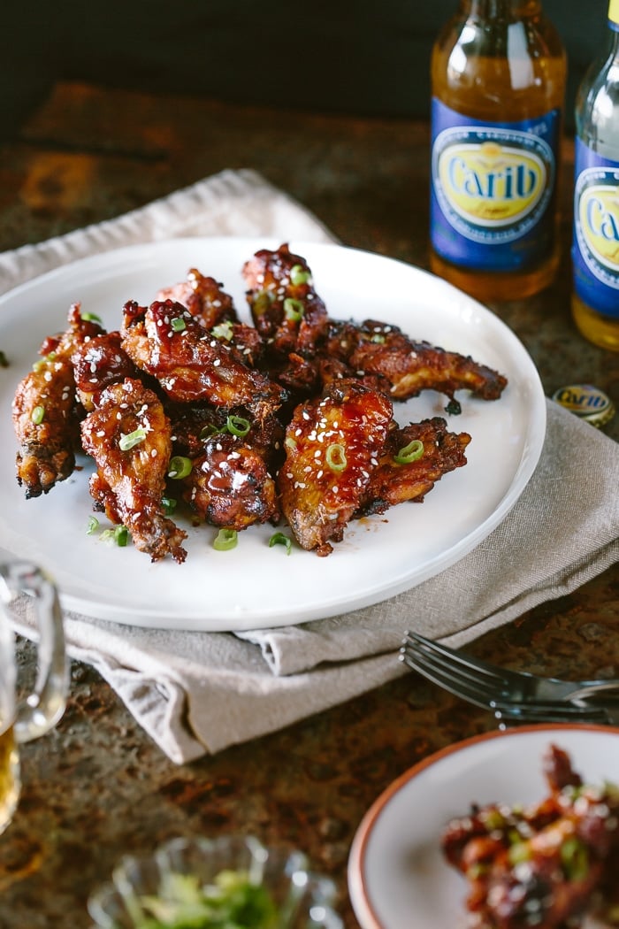 Slow Cooker Sticky Chicken Wings: Favorite game day stick wings made in slow cooker.