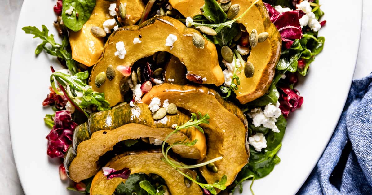 Roasted Acorn Squash Salad Recipe - Foolproof Living