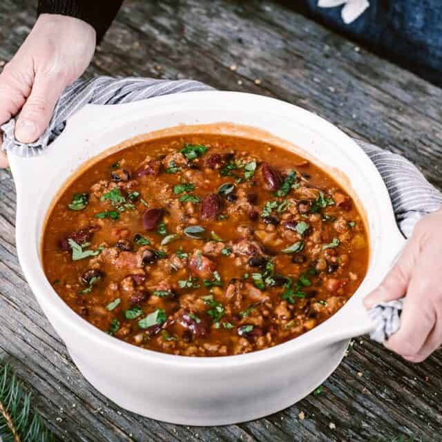 Heartwarming Three Bean Turkey Chili {Ready in 45 min!} - Foolproof Living