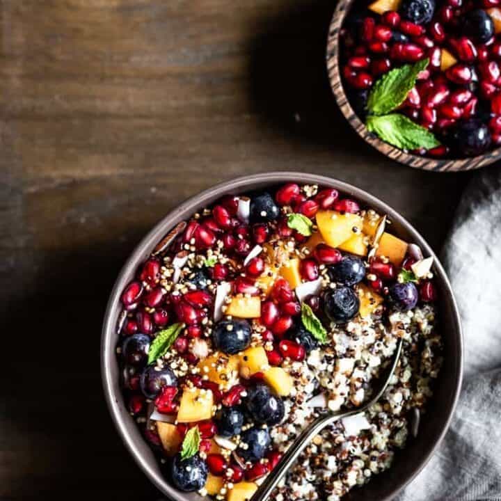 Quinoa Breakfast Porridge (Vegan & GlutenFree) Foolproof Living