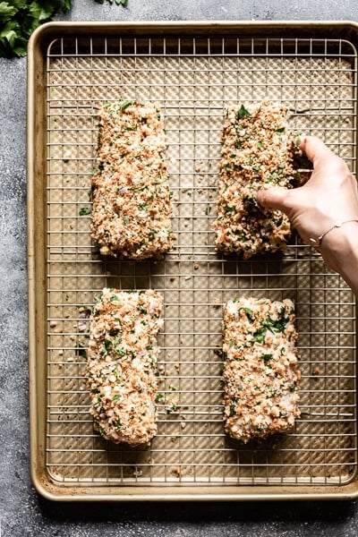 person showing how to bake fish fillet