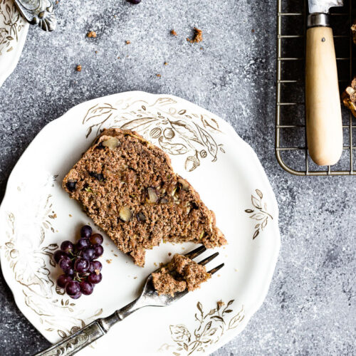 Vegan Zucchini Bread With Walnuts With A Quick How To Video