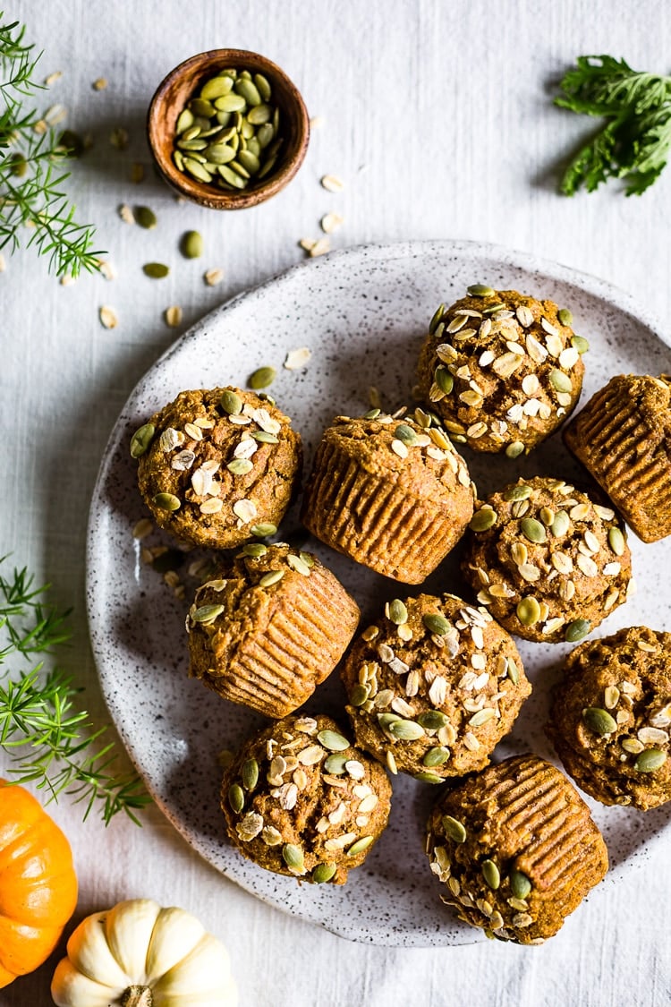 Pumpkin Oatmeal Muffins Maple Sweetened Foolproof Living