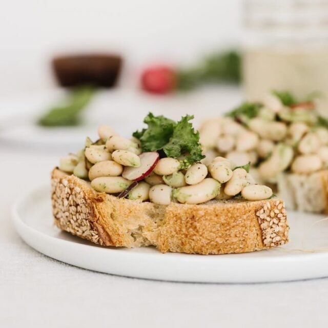 Warm White Bean Arugula Salad Foolproof Living