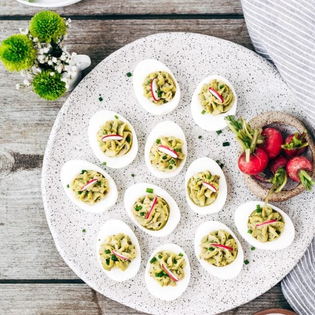 Deviled eggs without mayo made with avocado foolproof living