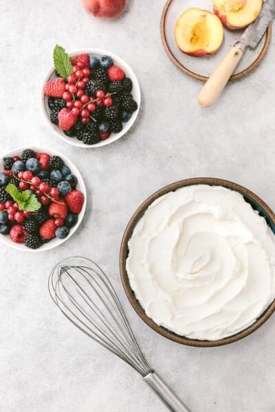 Homemade Maple Whipped Cream Recipe: Whether you use it on a cake or to simply top a bowl of fresh fruit, this maple sweetened whipped cream taste delicious and ready in 5 minutes