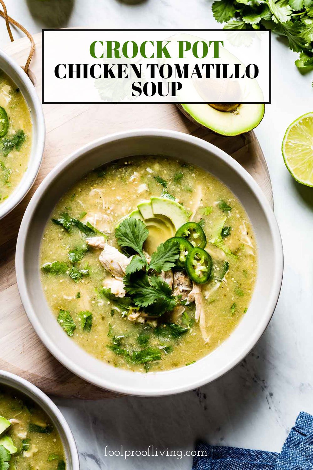 Crockpot Chicken Tomatillo Soup Recipe Foolproof Living