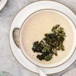 Sunchoke Soup: A heartwarming jerusalem artichoke (or sunchoke) soup. Perfect for the cool winter dinners.