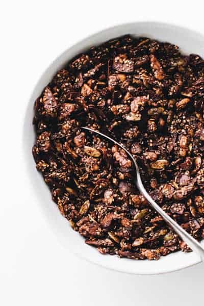 Chocolate Granola as Chocolate Snack Recipes 