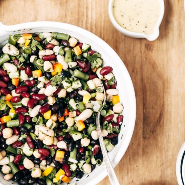Five Bean Salad with Garlicky Mustard Dressing Foolproof Living