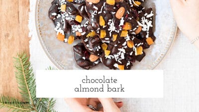 Chocolate almond bark