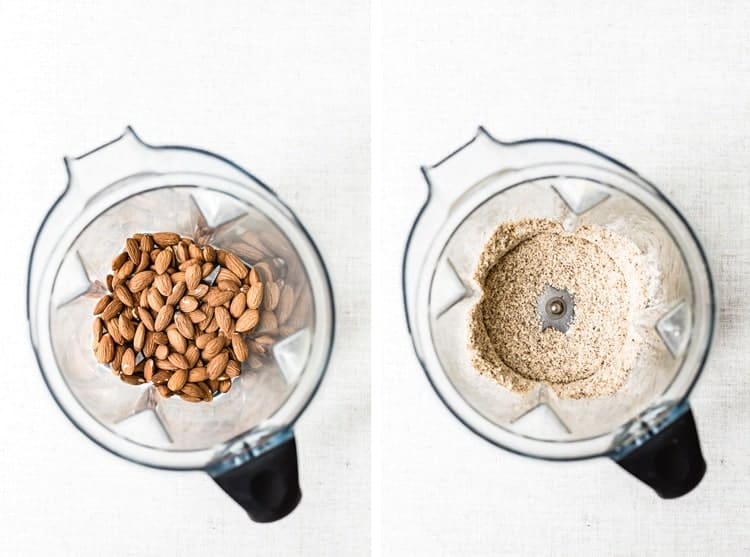 Vitamix Almond Flour - Learn how to make almond flour in a vitamix (or any other high powered blender) - how to ground almonds in a blender