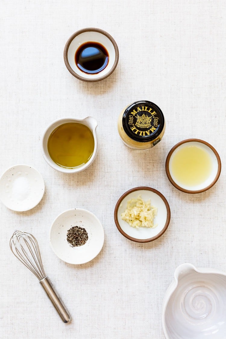 ingredients for Lemon Dijon Dressing 