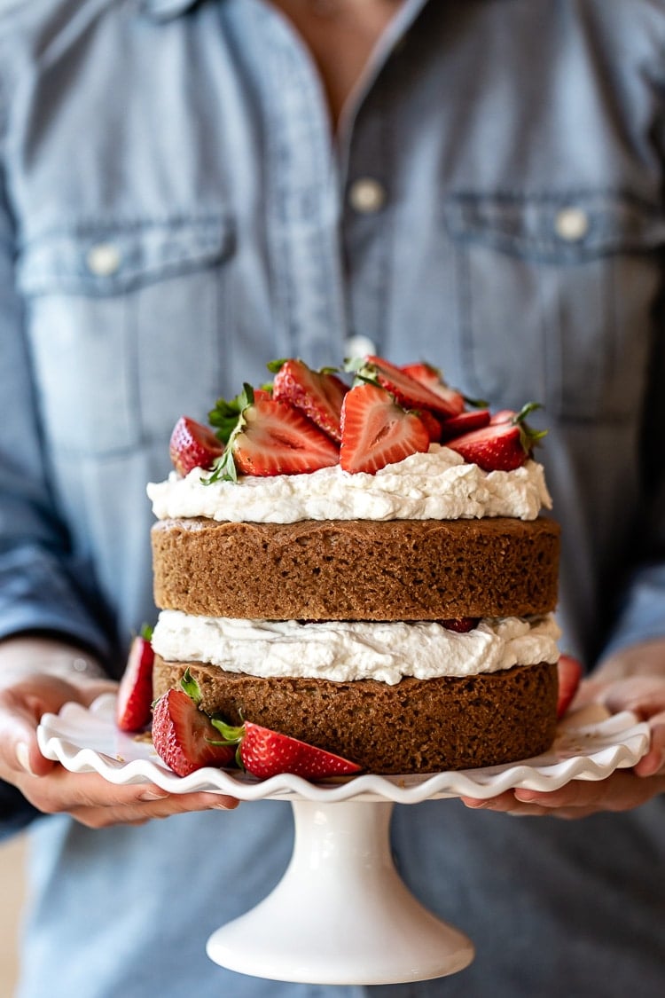 Gluten Free Strawberry Cake