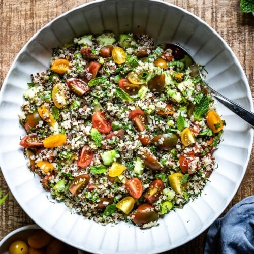 The Best Quinoa Tabbouleh Salad Recipe - Foolproof Living