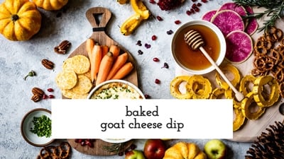 Baked Goat Cheese Dip Recipe Video