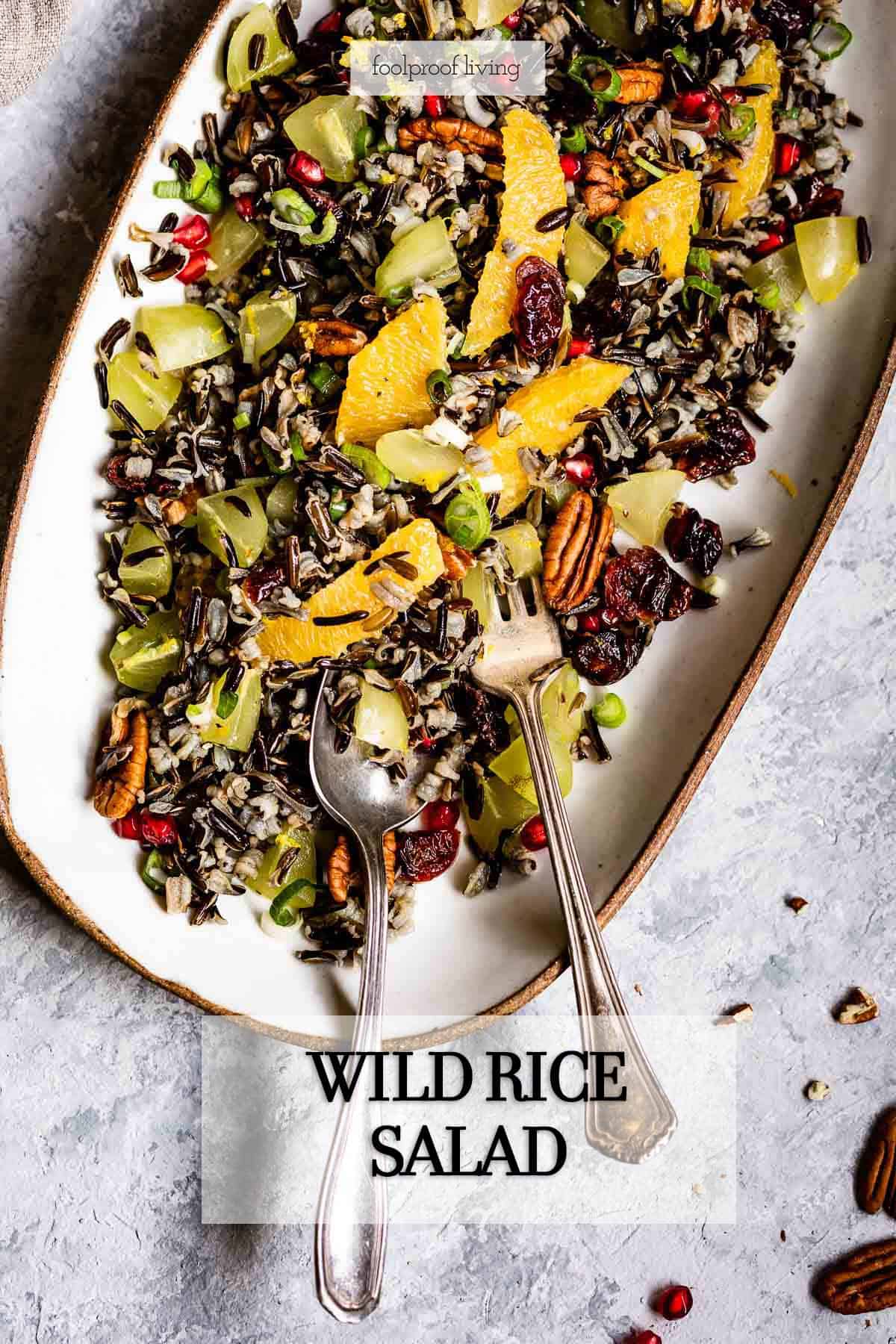 Wild Rice Salad - Foolproof Living