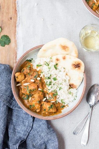 Slow Cooker Butter Chicken as a part of crock pot recipes for football games round up