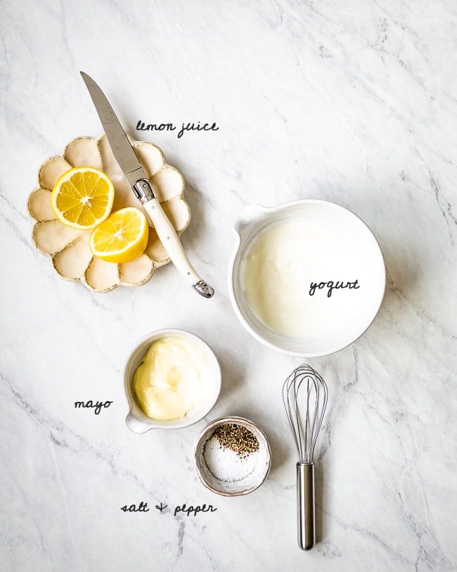 Yogurt dressing ingredients