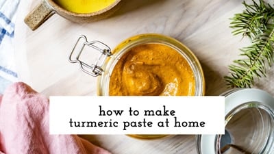 Turmeric Paste Recipe Video
