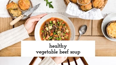 A quick how to video for Vegetable Beef Soup Recipe