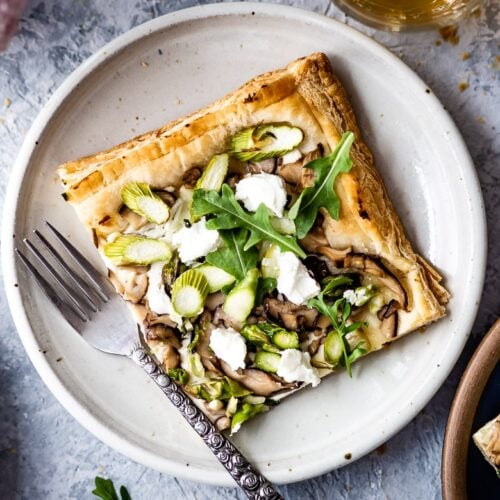 Goat Cheese And Mushroom Asparagus Tart Video Foolproof Living