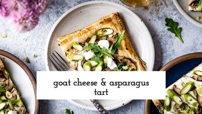Goat Cheese and Asparagus Tart Recipe Video