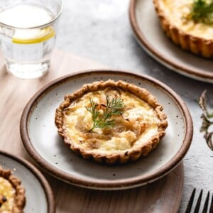 Goat Cheese Quiche with Caramelized Onions Recipe