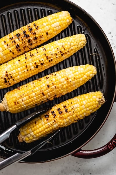 Corn on the cobb the grill