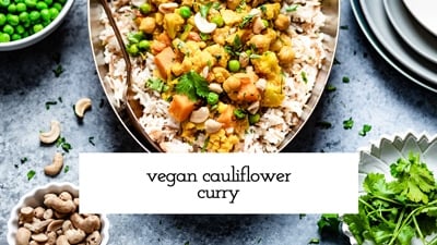Vegan Cauliflower Curry Recipe