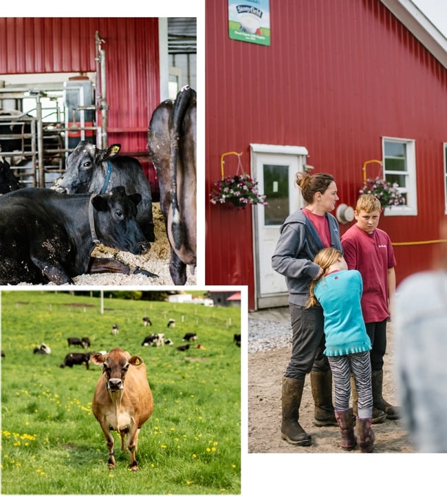 Wonder Why Farm with Stonyfield Organic - A farmer and her 2 kids