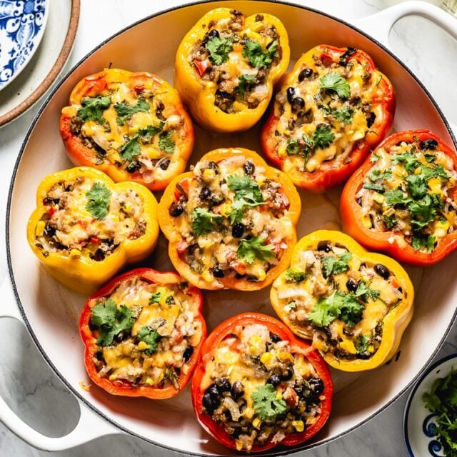 Mexican Stuffed Bell Peppers Recipe - Foolproof Living
