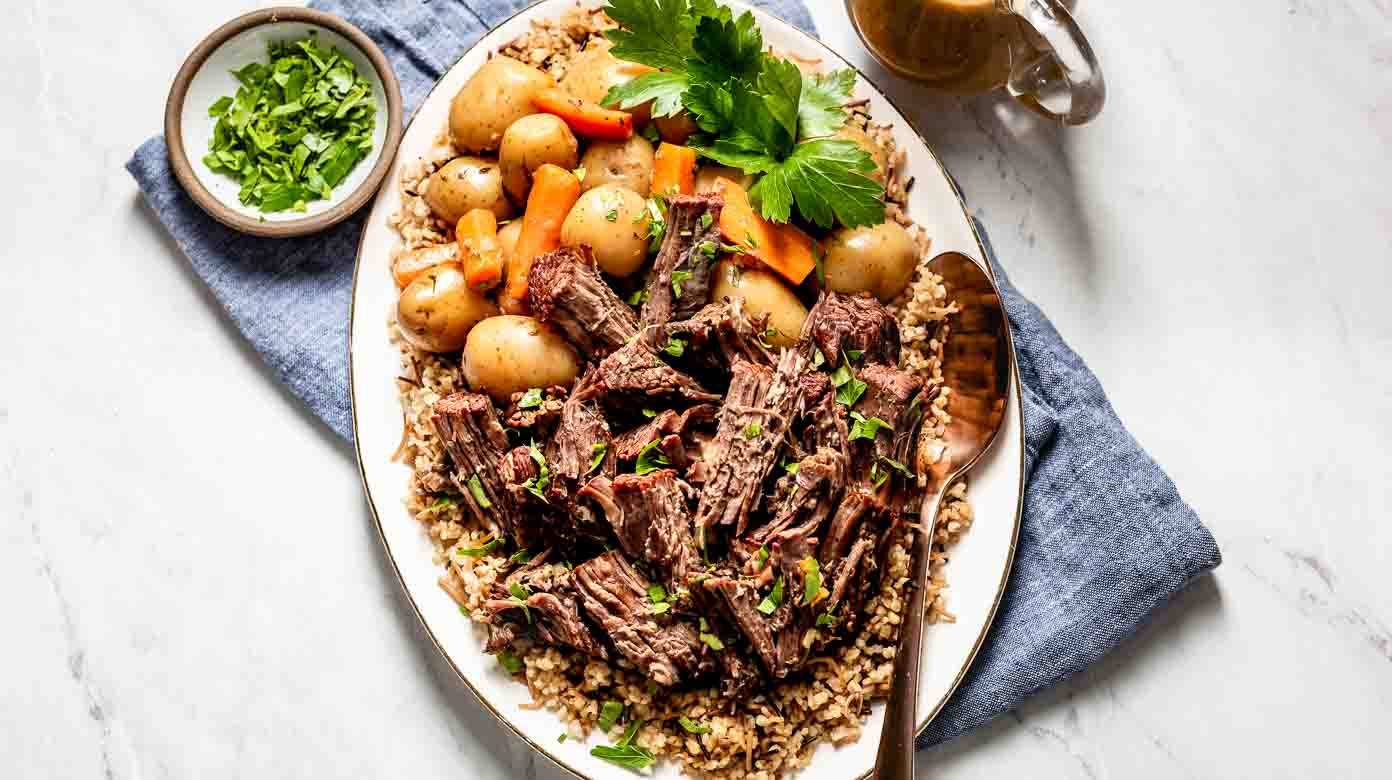 Pressure Cooker Pot Roast With