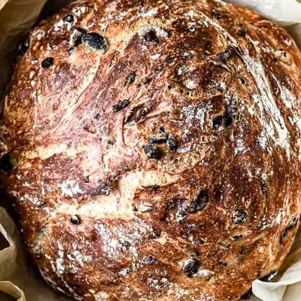 Crusty & Rustic Olive Loaf Bread Recipe (VIDEO!) Foolproof Living