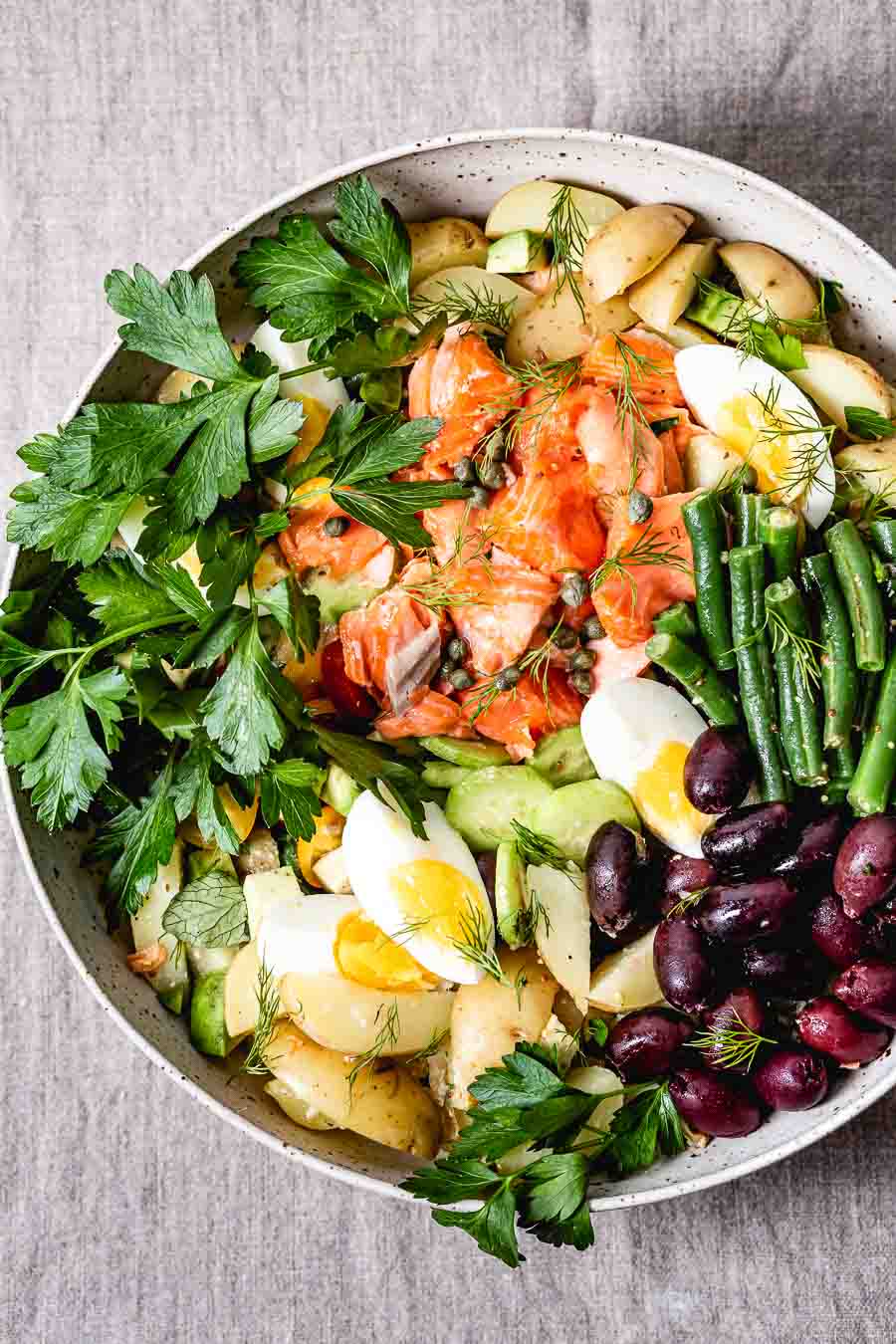 Salmon Nicoise Salad