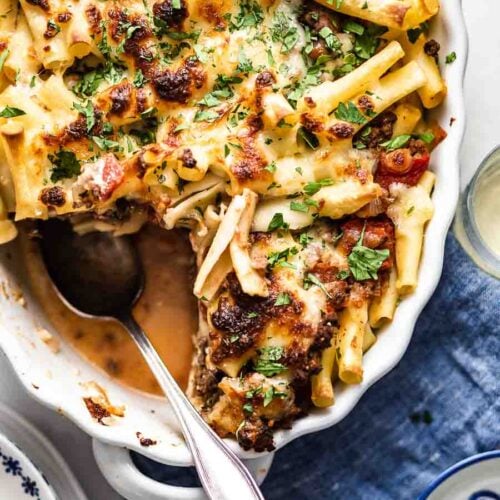 Easy Baked Ziti with Meat Sauce Foolproof Living