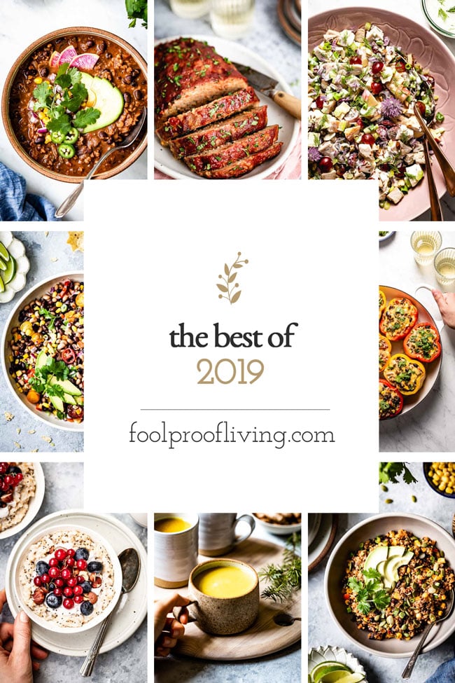 The Best recipes from 2019 from foolproofliving.com