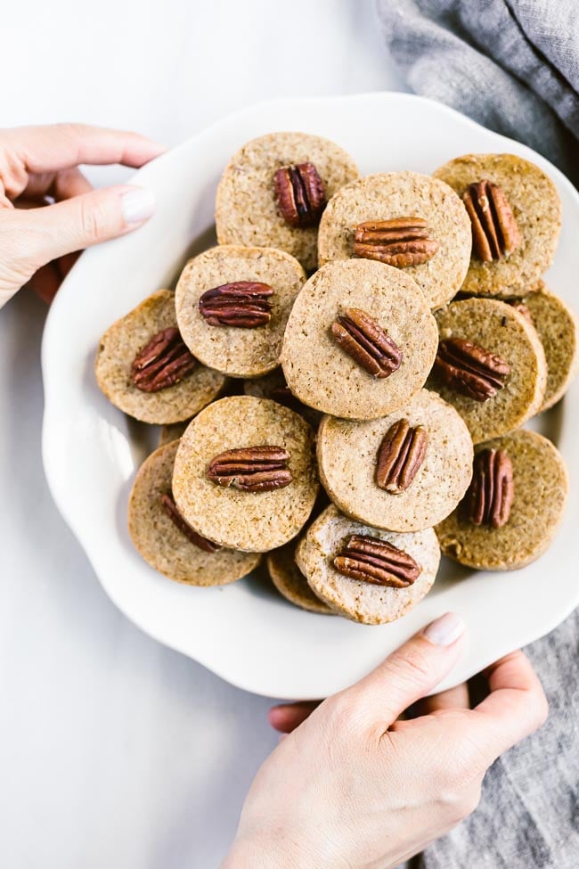 English Shortbread with Pecans - Country at Heart Recipes