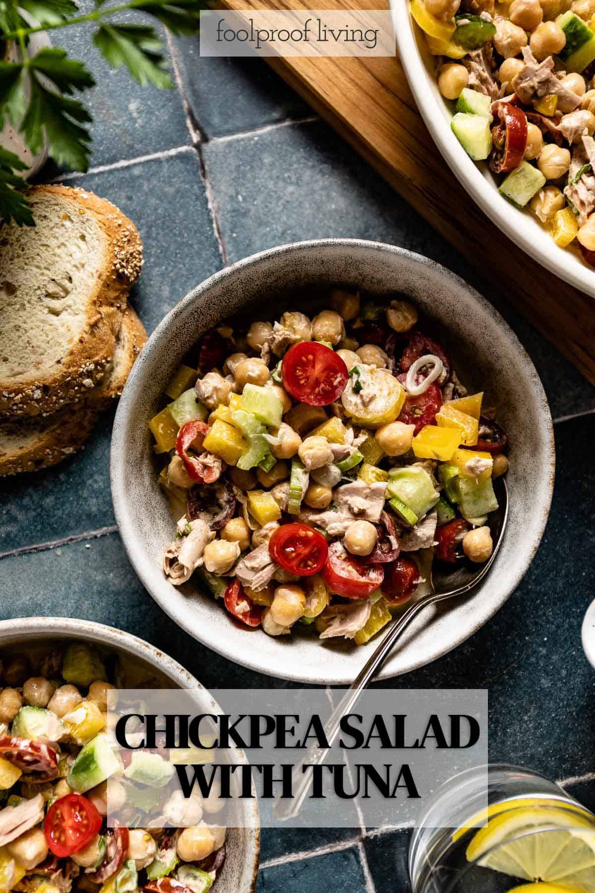 Chickpea Salad with Tuna (Quick & Easy Recipe) Foolproof Living